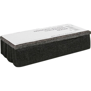 Lorell Chalkboard Eraser - Noiseless, Dustless - Black - Felt
