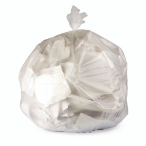 Heritage High-Density Waste Can Liners, 45 gal, 11 mic, 40" x 48", Natural, 250/Carton