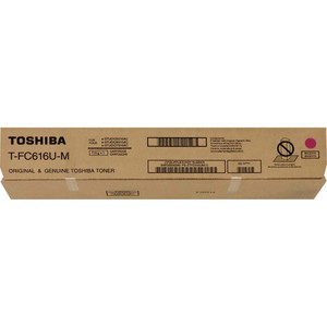 Toshiba Original Laser Toner Cartridge - Magenta - 1 Each - (TOSTFC616UM)