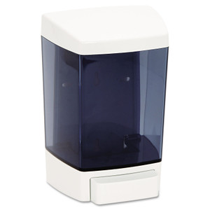 Impact Clearvu ClearVu Plastic Soap Dispenser, 46 oz, 5.5 x 4.25 x 8.5, White (IMP9346) View Product Image