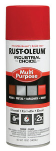 Rust-Oleum Industrial Industrial Choice 1600 System Enamel Aerosols  12 Oz  Osha Safety Red  Hi-Gloss (647-1660830) View Product Image