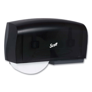 Scott Essential Coreless Twin Jumbo Roll Tissue Dispenser, 20 x 6 x 11, Black