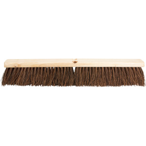 Genuine Joe Push Broom, Palmyra, Indoor/Outdoor, 24", Brown (GJO99652) View Product Image