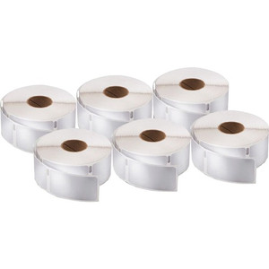 Dymo LabelWriter Labels - 3/4" Height x 2" Width - Rectangle - White - 500 / Roll