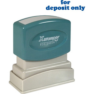 Xstamper "for deposit only" Title Stamp (XST1333) View Product Image