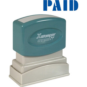 Xstamper Blue PAID Title Stamp (XST1335) View Product Image