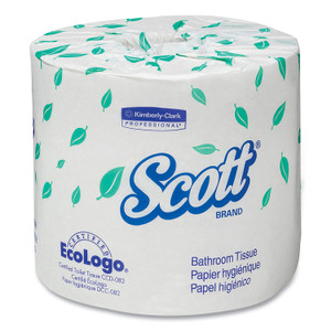 Scott Essential Standard Roll Bathroom Tissue, Septic Safe, 2-Ply, White, 550 Sheets/Roll, 40 Rolls/Carton