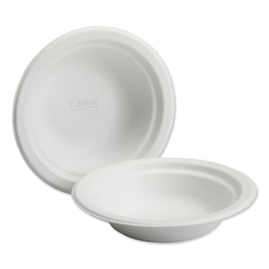 AbilityOne 7350013322111, SKILCRAFT Disposable Paper Bowls, 6" dia, Natural, 1,000/Box (NSN3322111) View Product Image