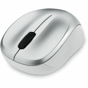 Verbatim Silent Wireless Blue LED Mouse - Silver - Blue LED/Optical - Wireless - Radio Frequency - Silver