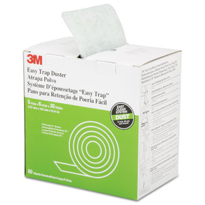 AbilityOne 7920015989091, SKILCRAFT Easy Trap Duster Sheets, 1-Ply, 5" x 6" x 30 ft, White, 60/Roll