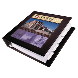 Avery Framed View Heavy-Duty Binders, 3 Rings, 1.5" Capacity, 11 x 8.5, Black