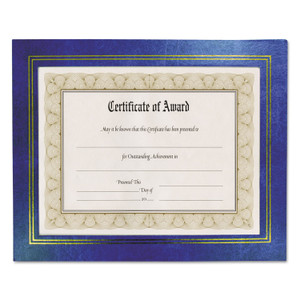 NuDell Leatherette Document Frame, 8.5 x 11, Blue, Pack of Two (NUD21201) View Product Image