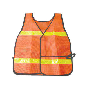 AbilityOne 8415013940216, SKILCRAFT Safety Reflective Vest, One Size Fits All, Orange/Yellow (NSN3940216) View Product Image