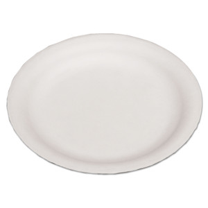 AbilityOne 7350002900593, SKILCRAFT Dinnerware, Plates, Paper, 6.5" dia, White, 1,000/Carton