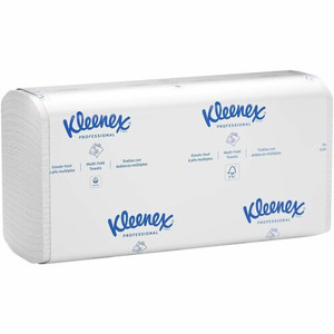 Kleenex Scottfold Multifold Paper Towels with Fast-Drying Absorbency Pockets - 9.40" Width x 12.40" Length - White - Paper - 120/Pack