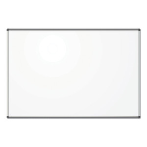 U Brands PINIT Magnetic Dry Erase Board, 72" x 48" (Actual Size: 70" x 47"), White Surface, Satin Aluminum Frame
