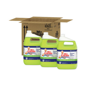 Mr. Clean Finished Floor Cleaner, Lemon Scent, 1 gal Bottle, 3/Carton (PGC02621CT) View Product Image