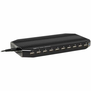 Tripp Lite series 10-Port USB Charger with Built-In Storage - 12 V DC Input - 5 V DC Output - 2.40 A