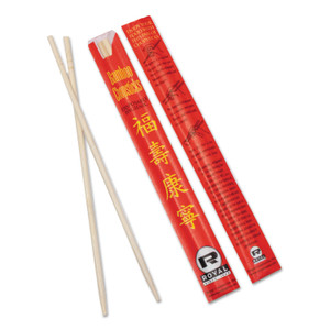 AmerCareRoyal Chopsticks, Paper, 9", Natural, 1,000/Carton AmerCareRoyal Chopsticks, Paper, 9", Natural, 1,000/Carton