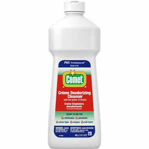 Comet Creme Deodorizing Cleanser - 32 fl oz (1 quart) - Non-scratching - White Bottle