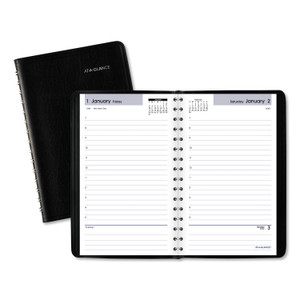 AT-A-GLANCE DayMinder Daily Appointment Book, 8 x 5, Black Cover, 12-Month (Jan to Dec): 2024 AAGSK4400 View Product Image