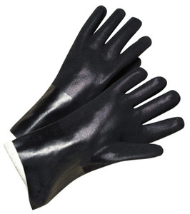 Anchor 2433 12" Black Pvc Finish Jersey Lined (101-7300)