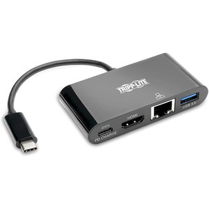Tripp Lite by Eaton USB-C Multiport Adapter - for Tablet PC, Smartphone, Monitor, Desktop PC, Notebook - USB Type C - 7 x USB Ports - 2 x USB 3.0 - USB Type-C