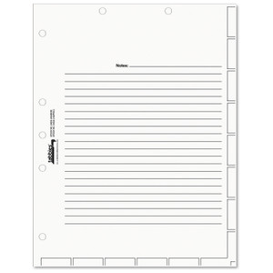 Tabbies Medical Chart Index Divider Sheets, Untabbed, 11 x 8.5, White, 400/Box (TAB54520) View Product Image