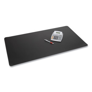 Artistic Rhinolin II Desk Pad with Antimicrobial Protection, 17 x 12, Black