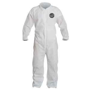 DuPont Proshield 10 Coveralls White with Elastic Wrists and Ankles, White, 2X-Large View Product Image