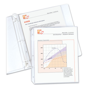 C-Line Standard Weight Polypropylene Sheet Protectors, Non-Glare, 2", 11 x 8.5, 100/Box