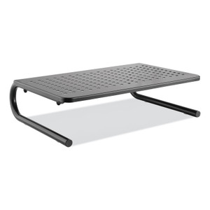 Innovera Metal Monitor Riser, 14.63" x 9.25" x 4", Black, Supports 44 lbs (IVR55005) View Product Image