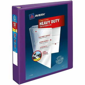 Avery Heavy-Duty View Binders - Locking One Touch EZD Rings - 1 1/2" Binder Capacity - Letter - 8 1/2" x 11" Sheet Size - 400 Sheet Capacity - (AVE79774)