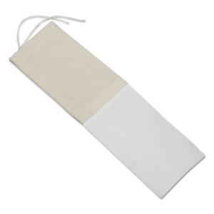 AbilityOne 8105002813924 SKILCRAFT Mailing Bag, Cotton, 3 x 5, Natural (NSN2813924) View Product Image
