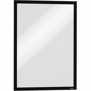 DURABLE Duraframe Tabloid - 11" x 17" Frame Size - Rectangle - Horizontal, Vertical - Self-adhesive, Magnetic, Dual-sided, Sturdy - Black