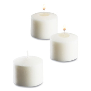 Sterno Food Warmer Votive Candles, 10 Hour Burn, 1.46"d x 1.33'h, White, 288/Carton (STE40104) View Product Image