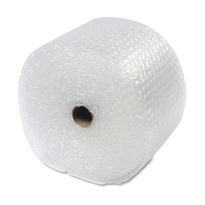 Sealed Air Recycled Bubble Wrap, Light Weight 0.31" Air Cushioning, 12" x 100 ft (SEL48561) View Product Image