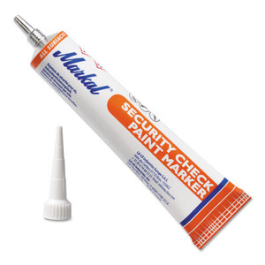 Markal Security Check Paint Markers, Blue, Extended Plastic Tip View Product Image