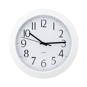 Universal Whisper Quiet Clock, 12" Overall Diameter, White Case, 1 AA (sold separately) View Product Image