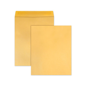 Quality Park Jumbo Size Kraft Envelope, Cheese Blade Flap, Fold-Over Closure, 14 x 18, Brown Kraft, 25/Pack