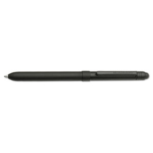 AbilityOne 7520016461095 SKILCRAFT B3 Aviator Multi-Color Ballpoint Pen/Pencil/Stylus, Retractable, 0.5 mm, Black/Red Ink, Black Barrel (NSN6461095) View Product Image