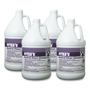 MISTY Neutral Floor Cleaner - For Multi Surface - Concentrate - Liquid - 128 fl oz (4 quart) - Lemon Scent - (AMR1033704)