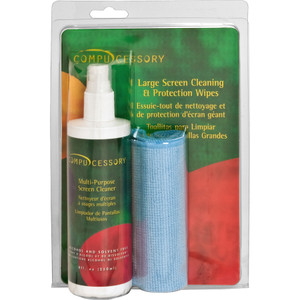 Compucessory LCD/Plasma Screen Cleaner with Cloth (CCS56268) View Product Image