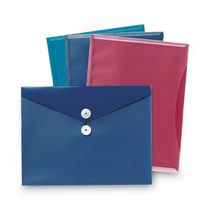 Pendaflex Poly Envelopes, Letter Size, Assorted Colors, 4/Pack