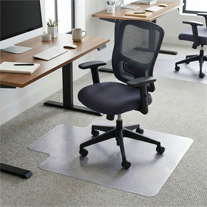 CHAIR MAT;45X53;WD/LIP;25X12 - (LLR69158)