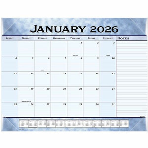 At-A-Glance Desk Pad - Standard - Monthly - 12 Month - January 2026 to December 2026 - 1 Month Single Page Layout