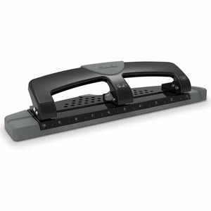 Swingline SmartTouch Low-Force 3-Hole Punch - 3 Punch Head(s) - 12 Sheet - 9/32" Punch Size