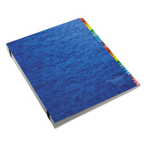 Pendaflex Expanding Desk File, 23 Dividers, Alpha Index, Letter Size, Blue Cover