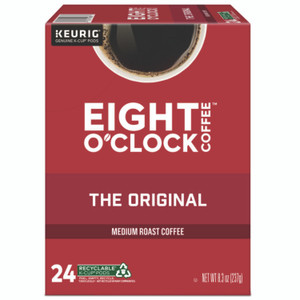 Eight O'Clock Original Coffee K-Cups, 24/Box