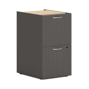 HON Mod HLPLPSFF Pedestal - 28" Height x 15" Width x 20" Depth - 2 x File Drawer(s) - Finish: Slate Teak